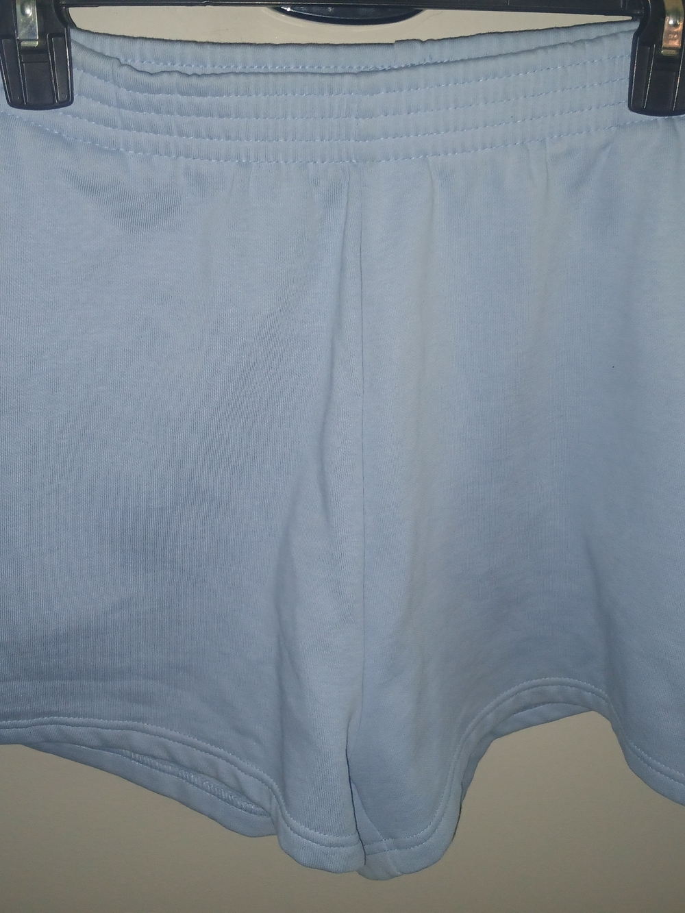 Cocoburry XL New Light Blue Casual Elastic Waist Shorts